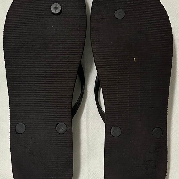 No Label - Unisex Classic Brown Flip-Flops - Picture 2 of 3